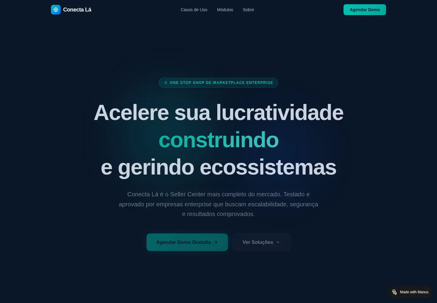 Screenshot of conectala.com.br
