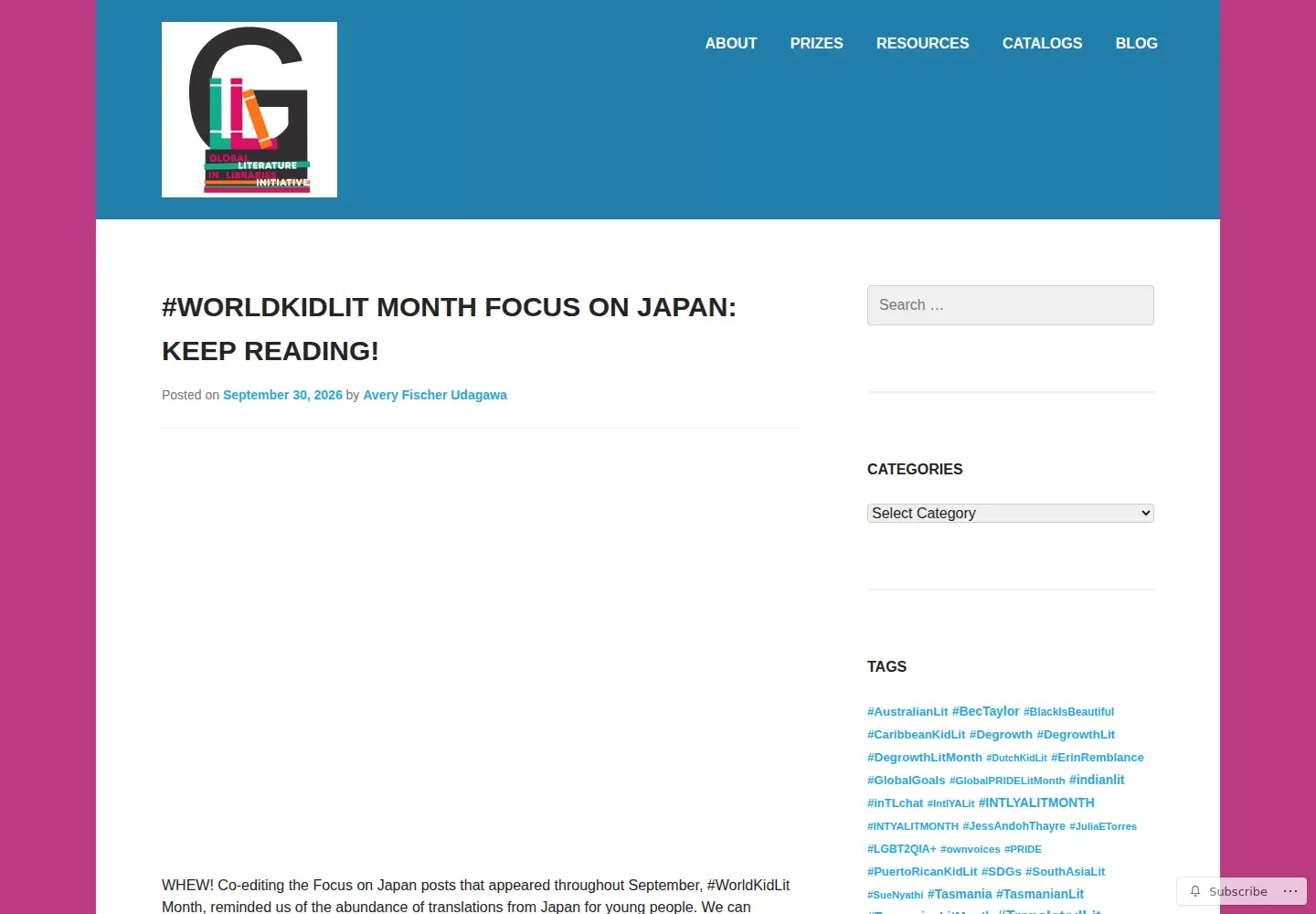 Screenshot of glli-us.org