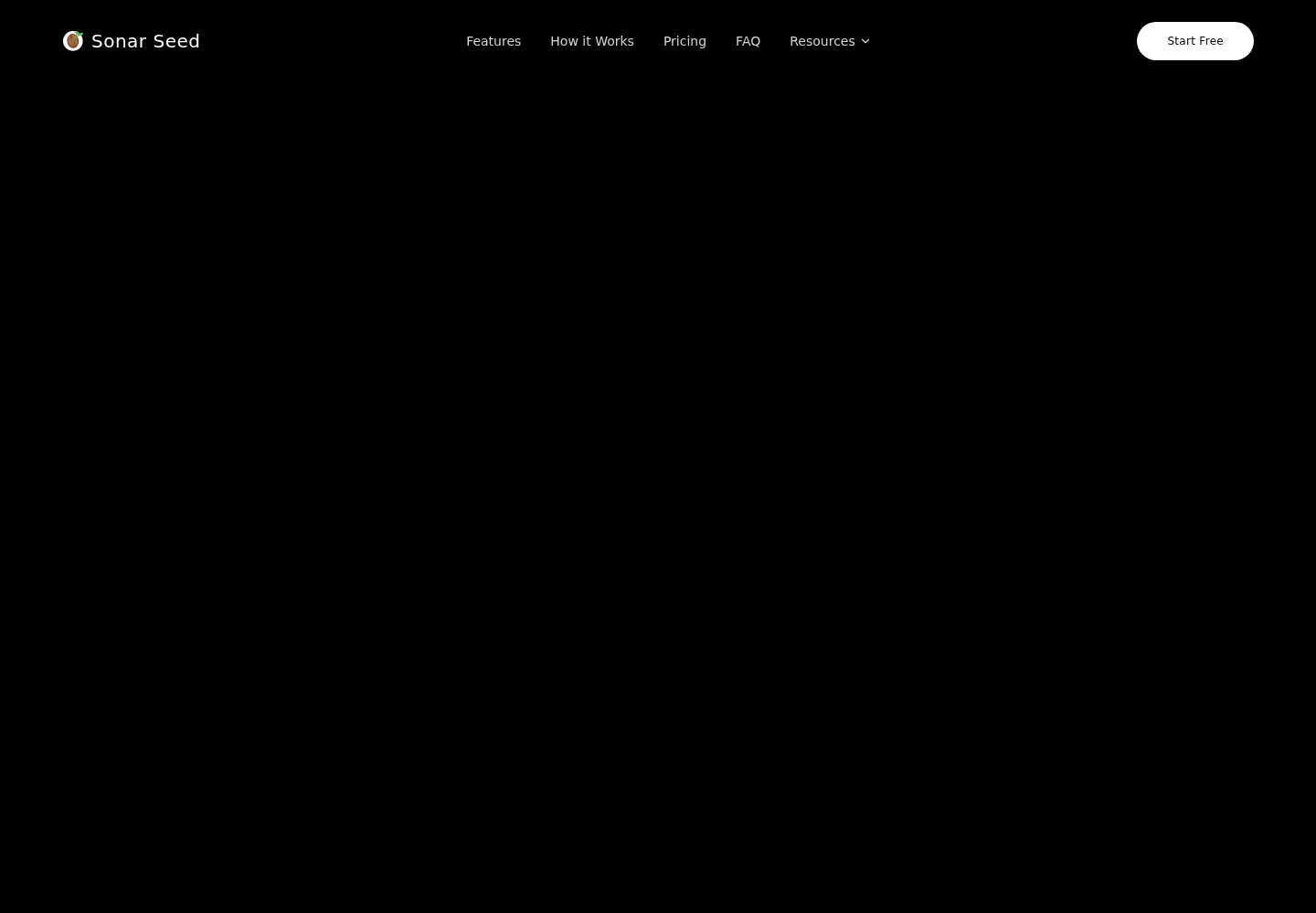 Screenshot of sonarseed.com