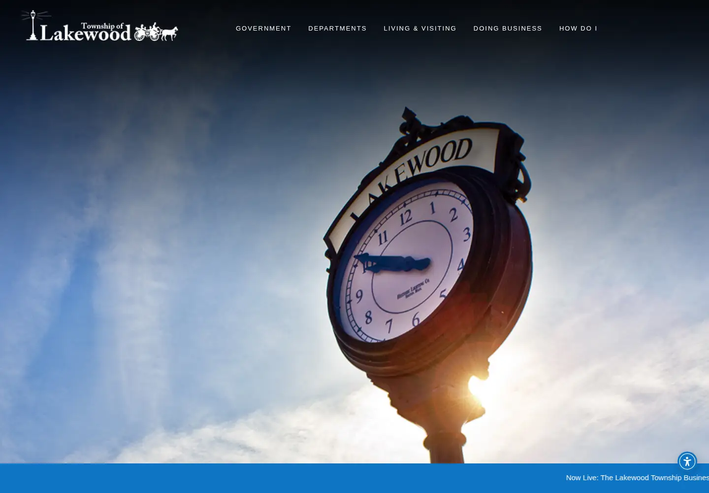 Screenshot of lakewoodnj.gov