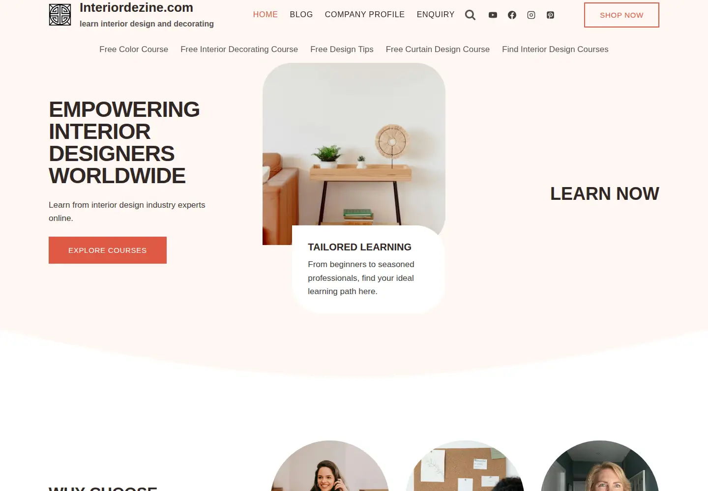 Screenshot of interiordezine.com