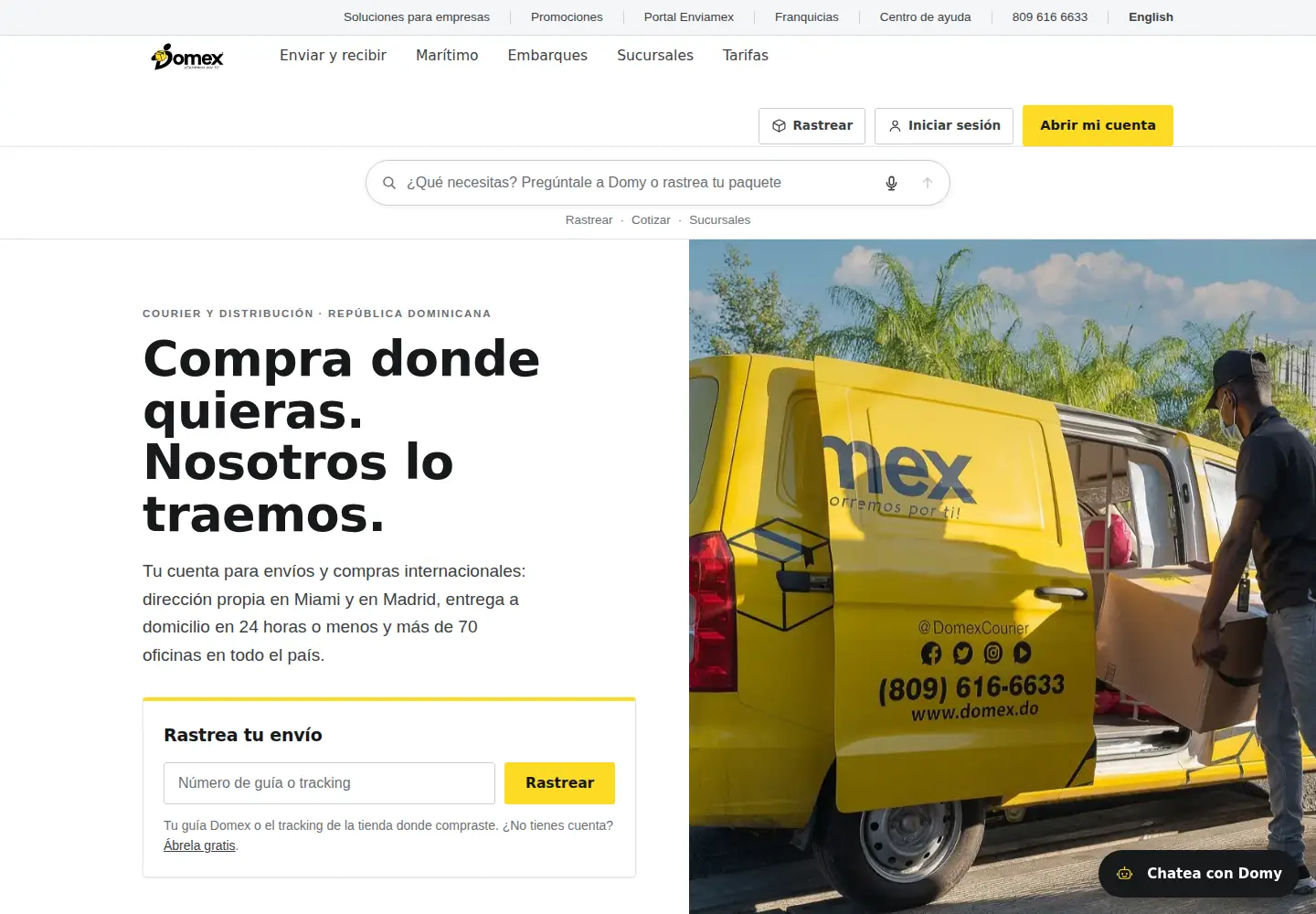 Screenshot of domex.do