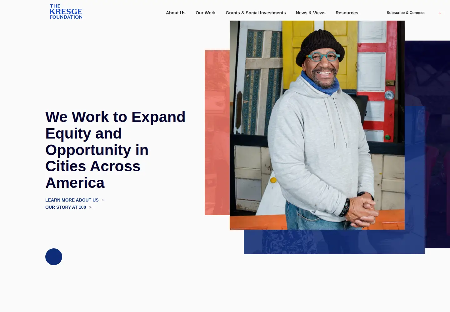Screenshot of kresge.org