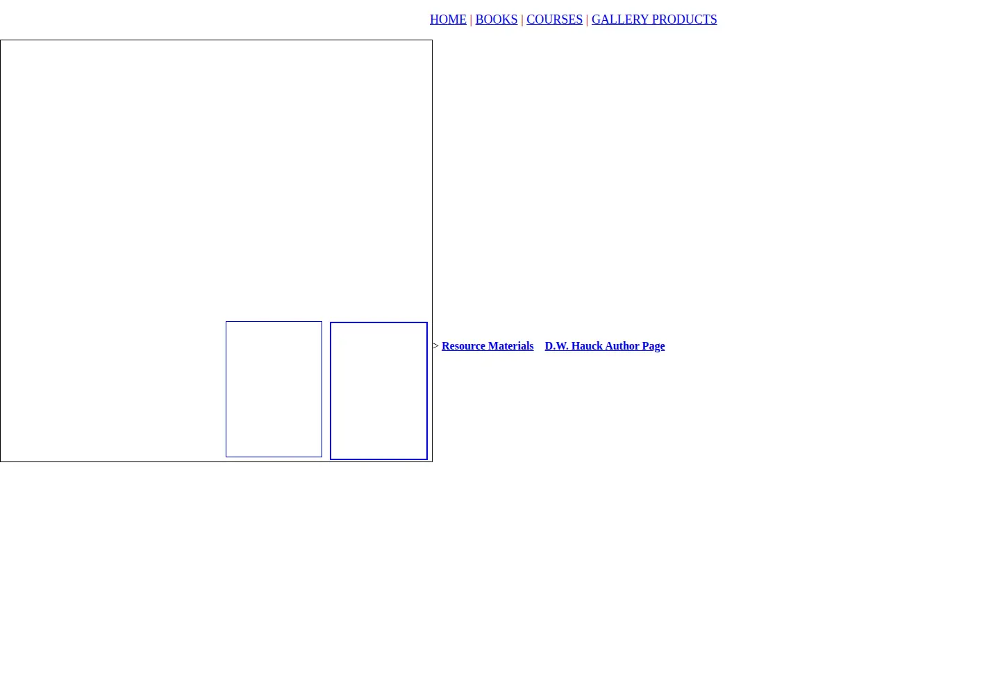 Captured homepage of crucible.org in the current scan