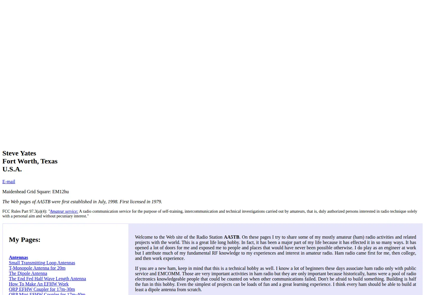 Captured homepage of aa5tb.com in the current scan