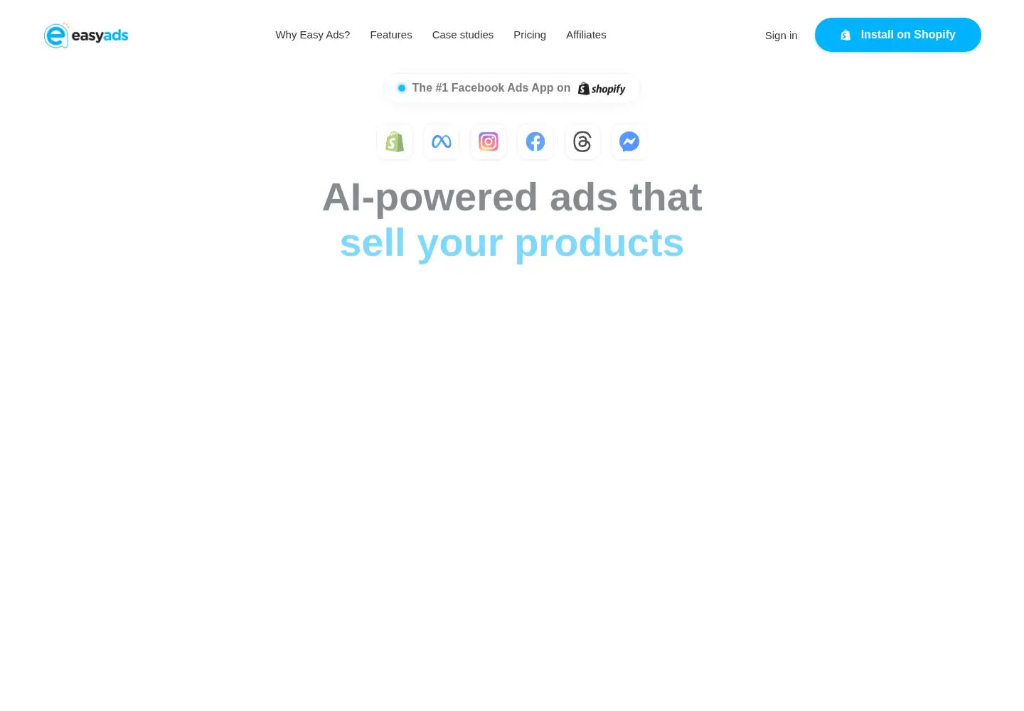 Screenshot of easyadsapp.com