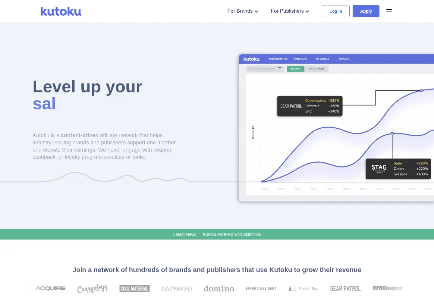 Screenshot of kutoku.com