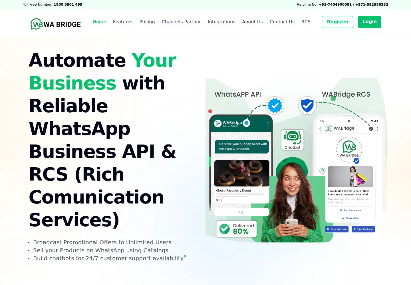 Screenshot of wabridge.com