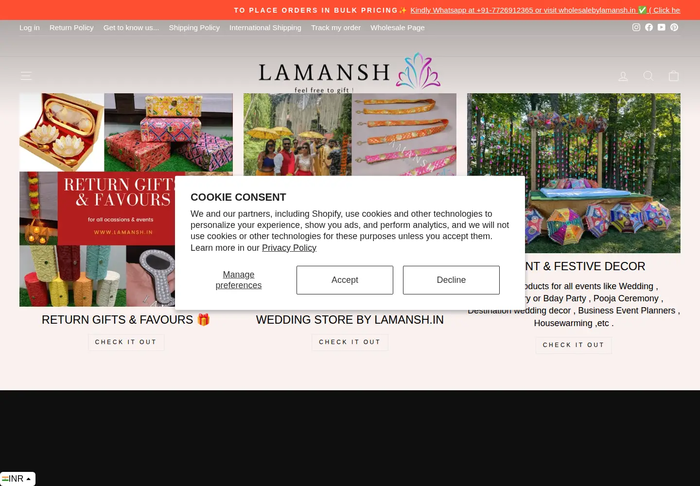 Screenshot of lamansh.in