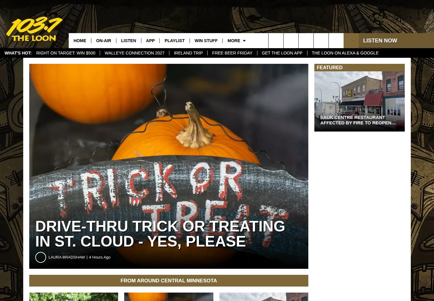 Screenshot of 1037theloon.com