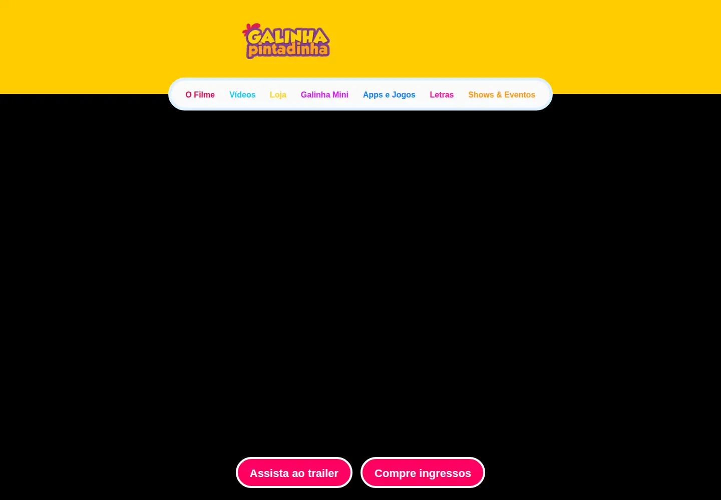 Screenshot of galinhapintadinha.com.br