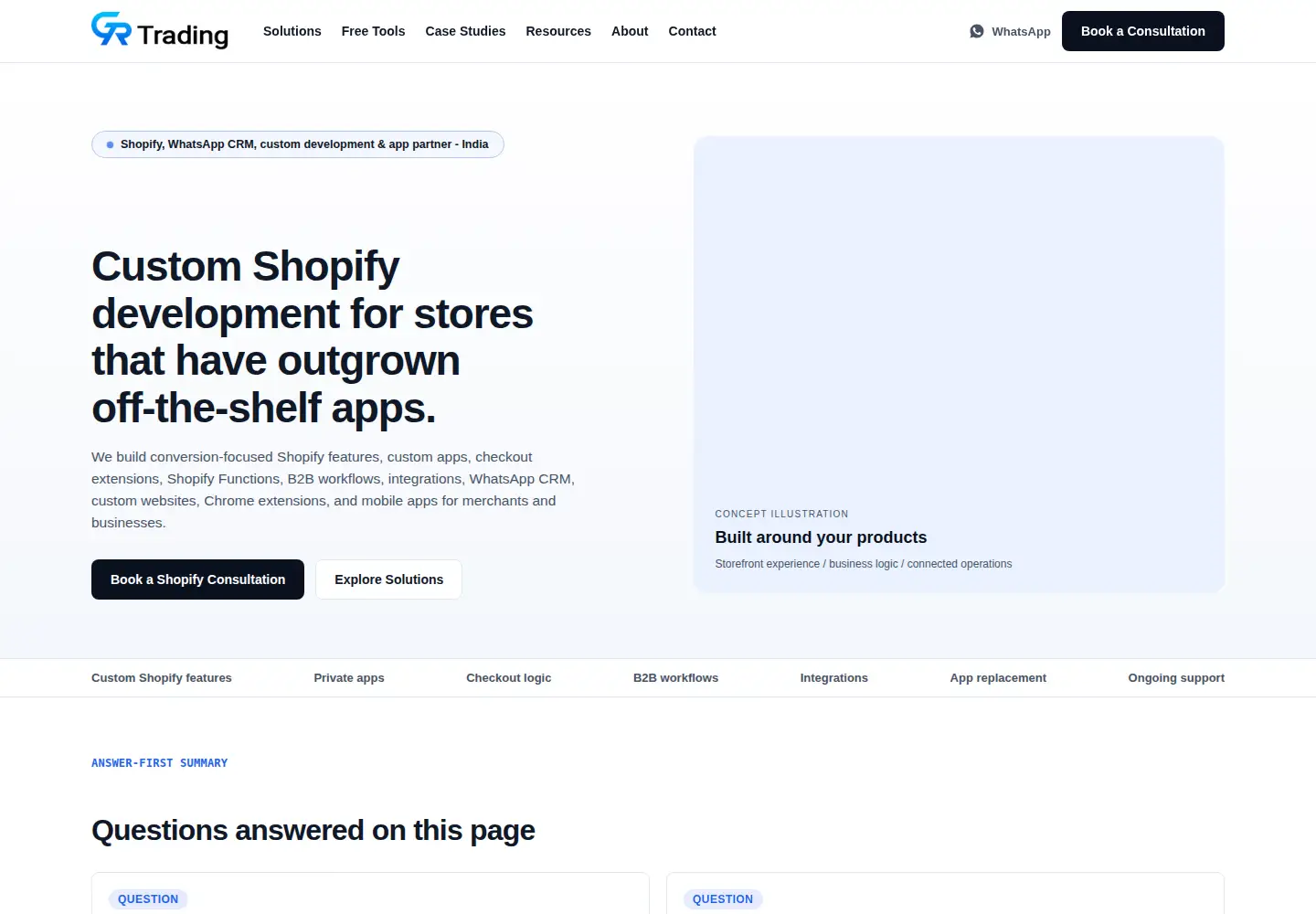Screenshot of grtrading.in