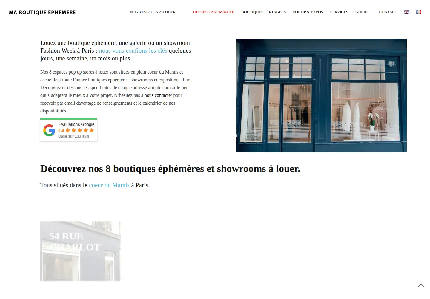 Screenshot of ma-boutique-ephemere.paris