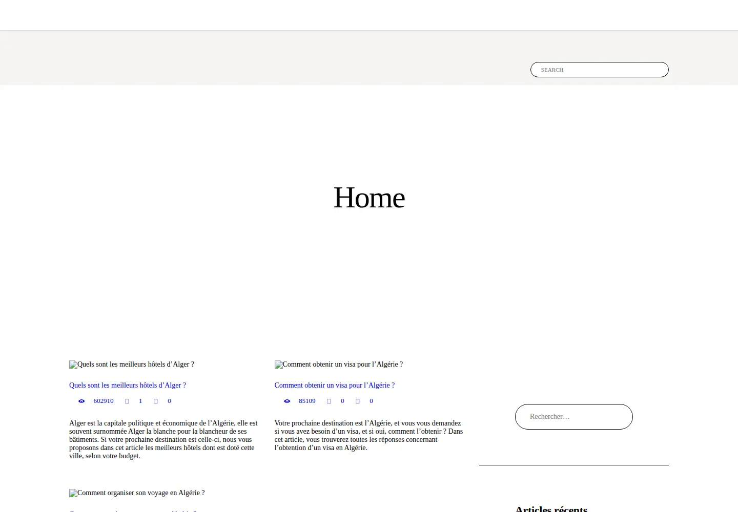 Screenshot of algerienews.info