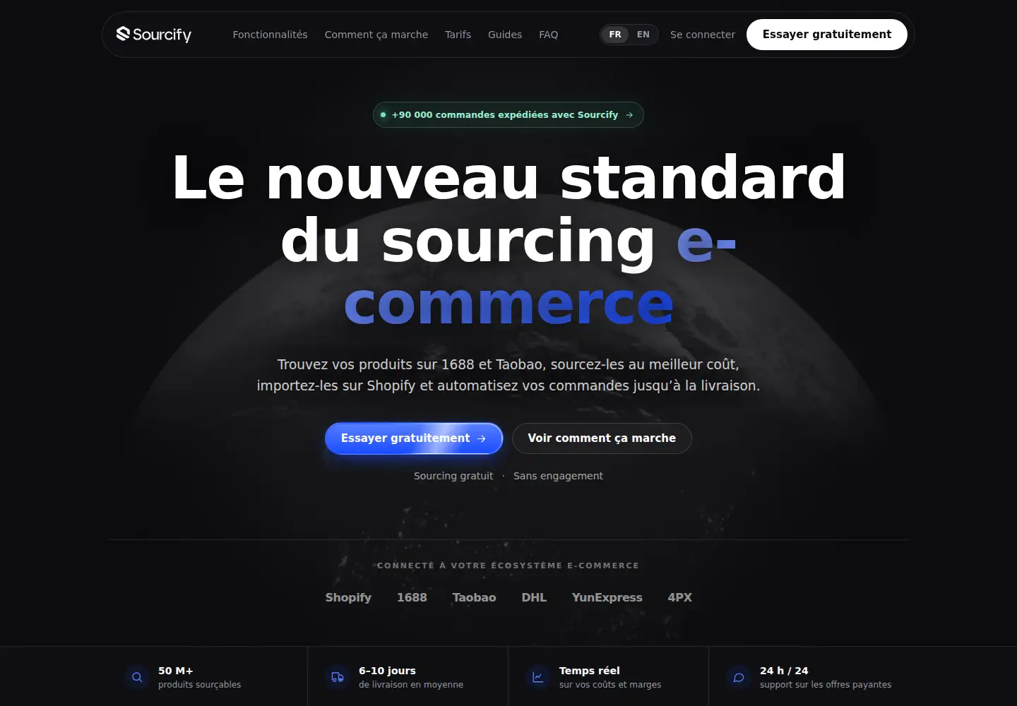 Screenshot of sourcifyapp.com