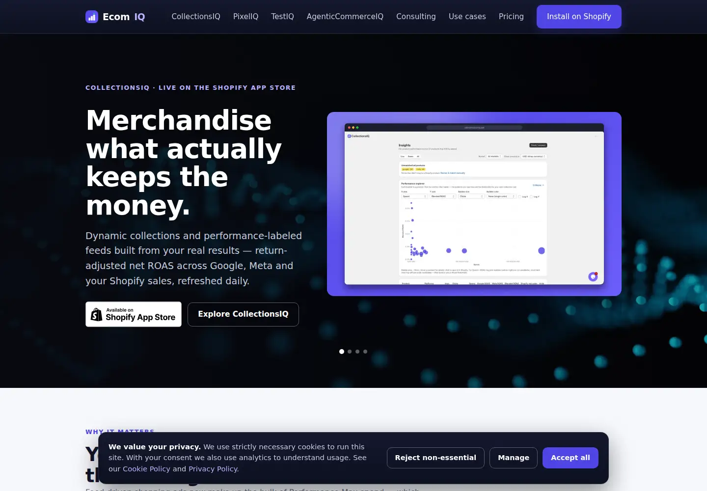 Screenshot of ecomiq.tools
