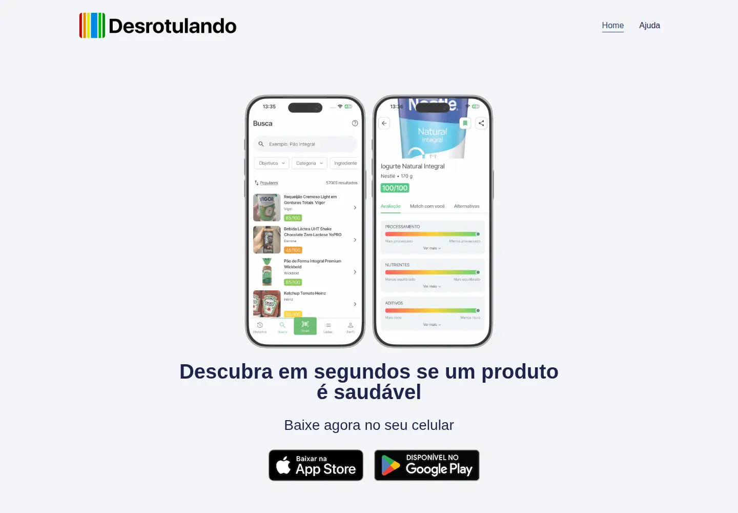 Captured homepage of desrotulando.com in the current scan