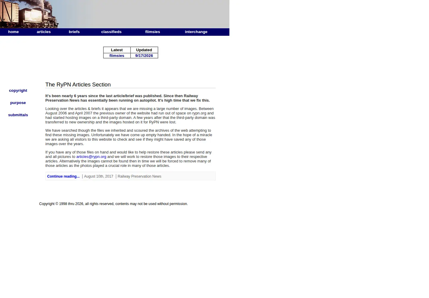 Screenshot of rypn.org