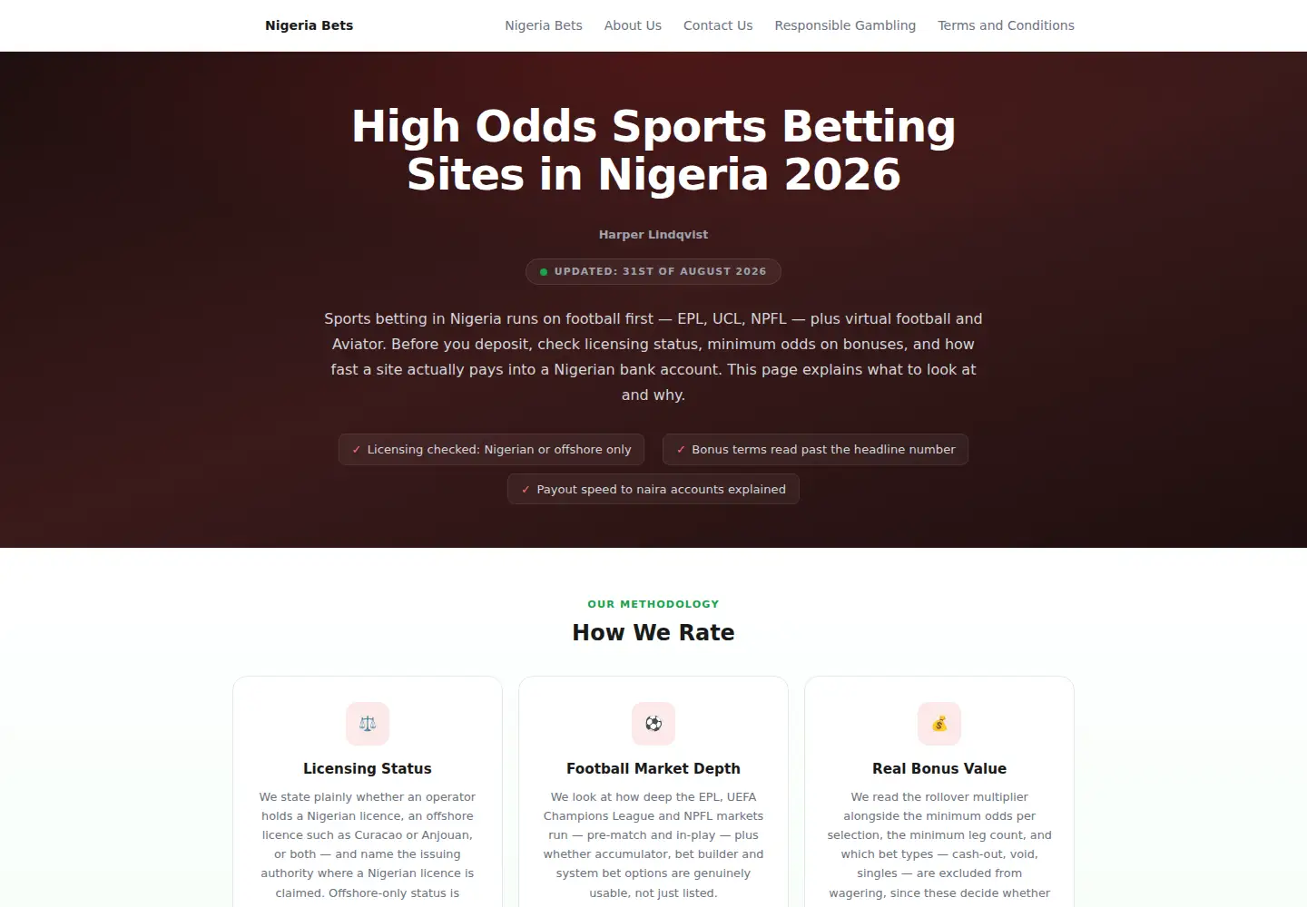 Screenshot of nigeriamasterweb.com