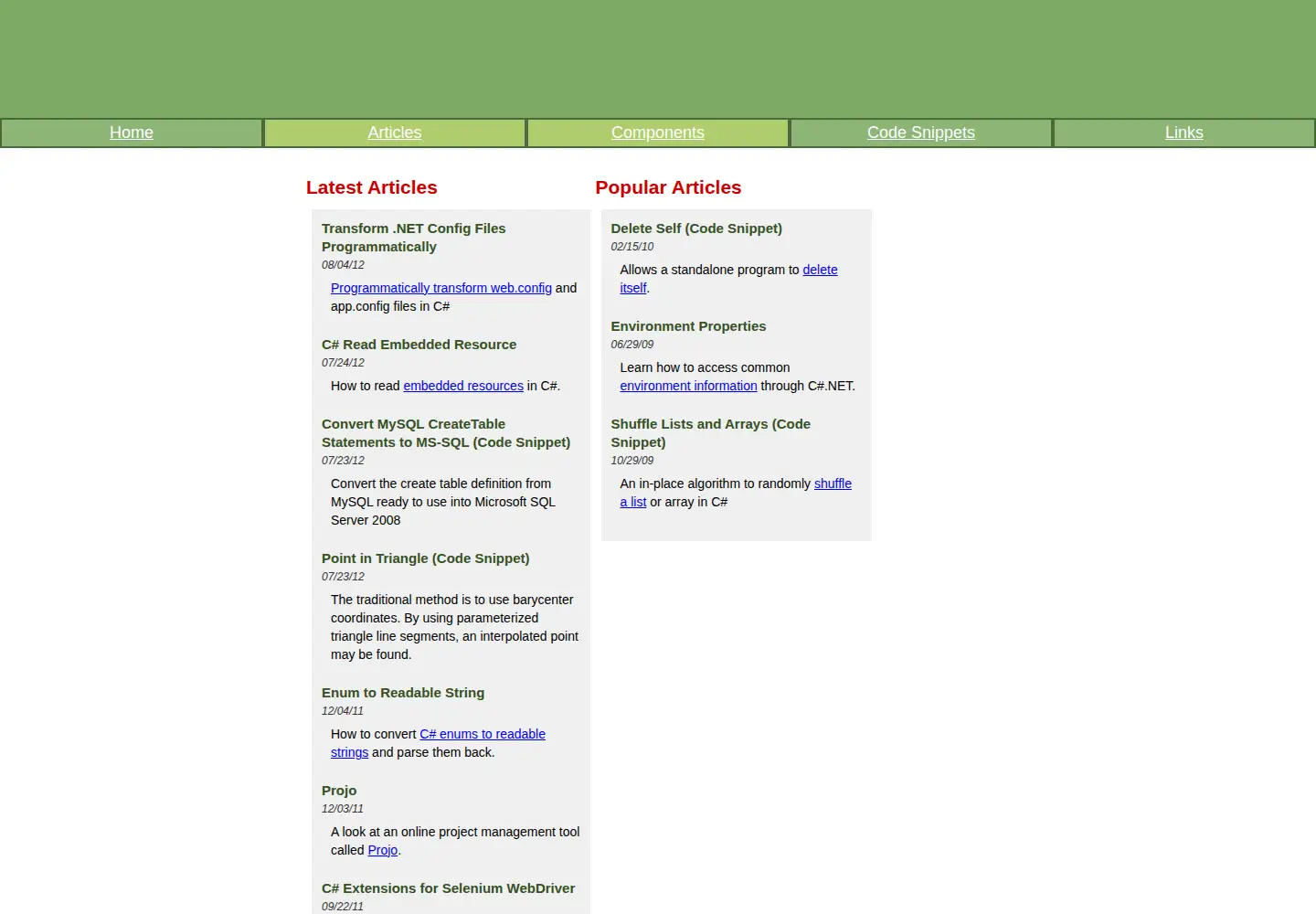 Captured homepage of vcskicks.com in the current scan