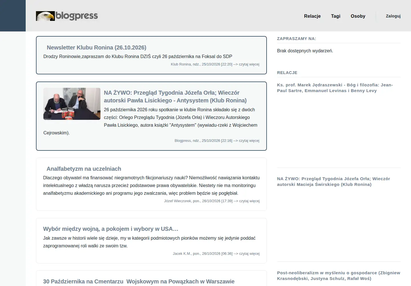 Screenshot of blogpress.pl