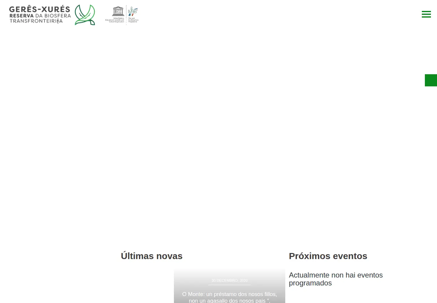 Screenshot of reservabiosferageresxures.eu