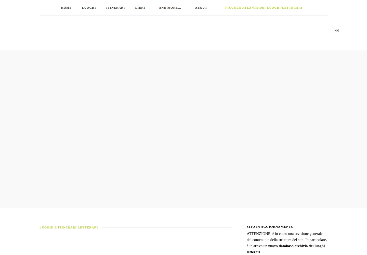 Screenshot of turismoletterario.com