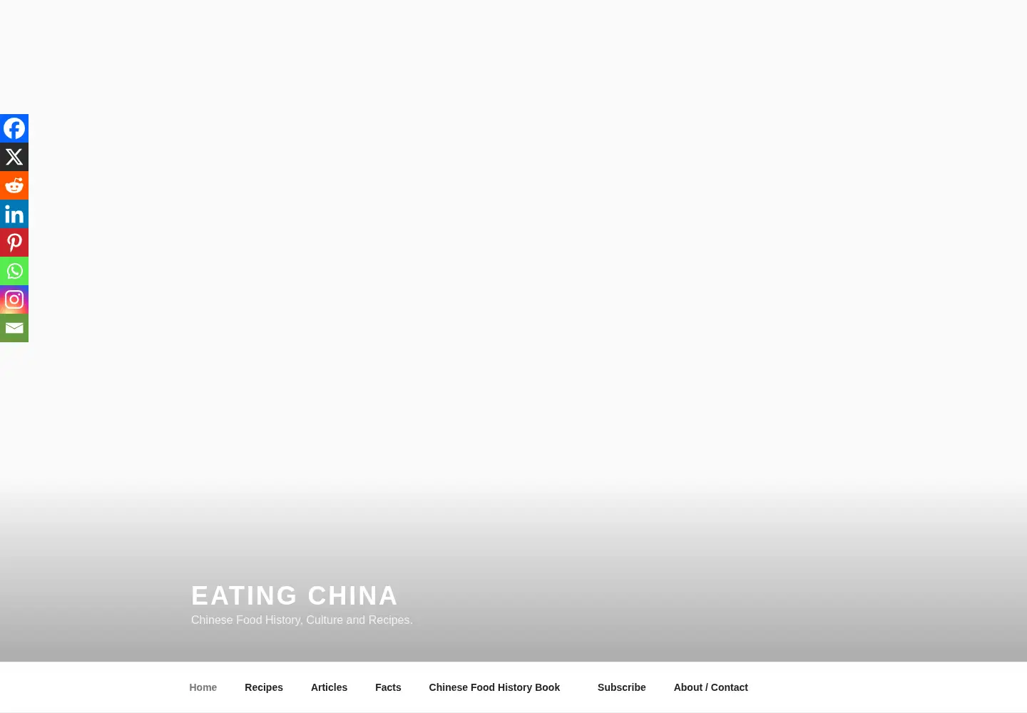 Screenshot of eatingchina.com