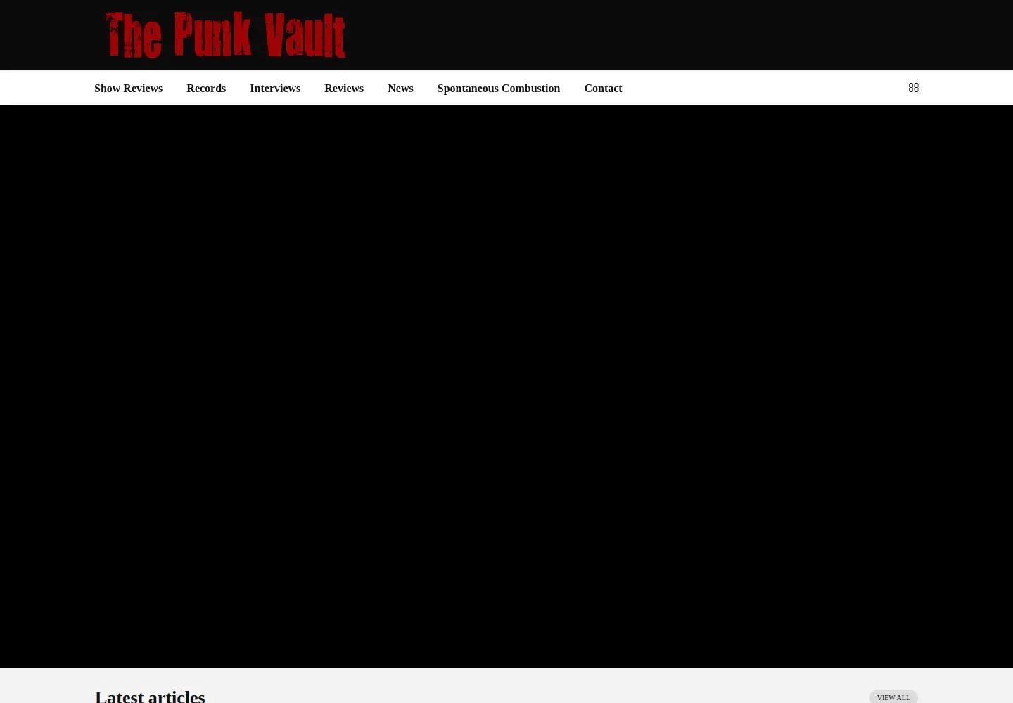 Screenshot of punkvinyl.com