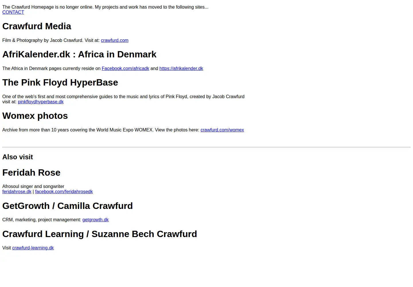 Screenshot of crawfurd.dk