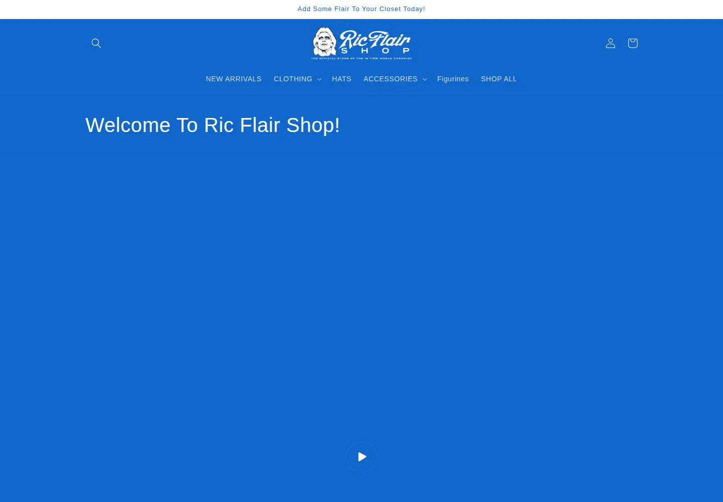 Screenshot of ricflair.com