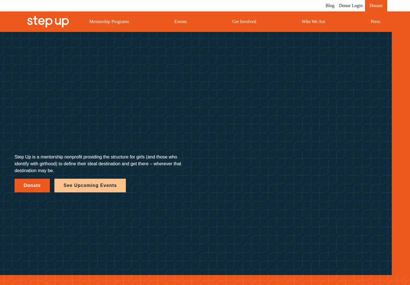 Captured homepage of suwn.org in the current scan