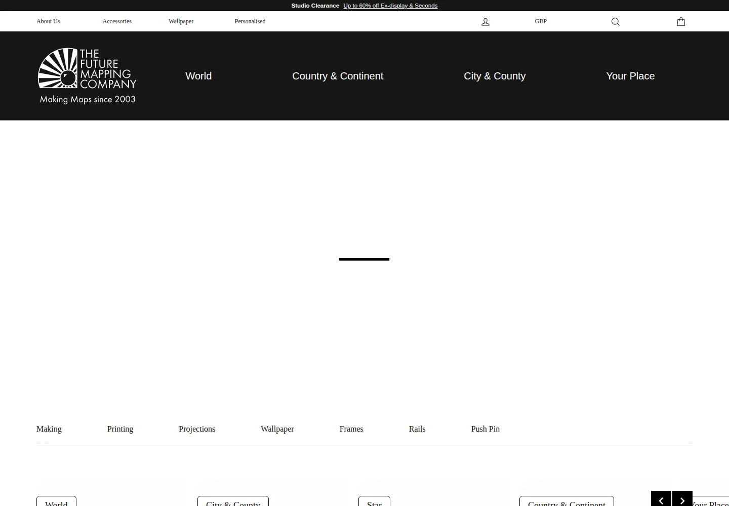 Screenshot of futuremaps.com