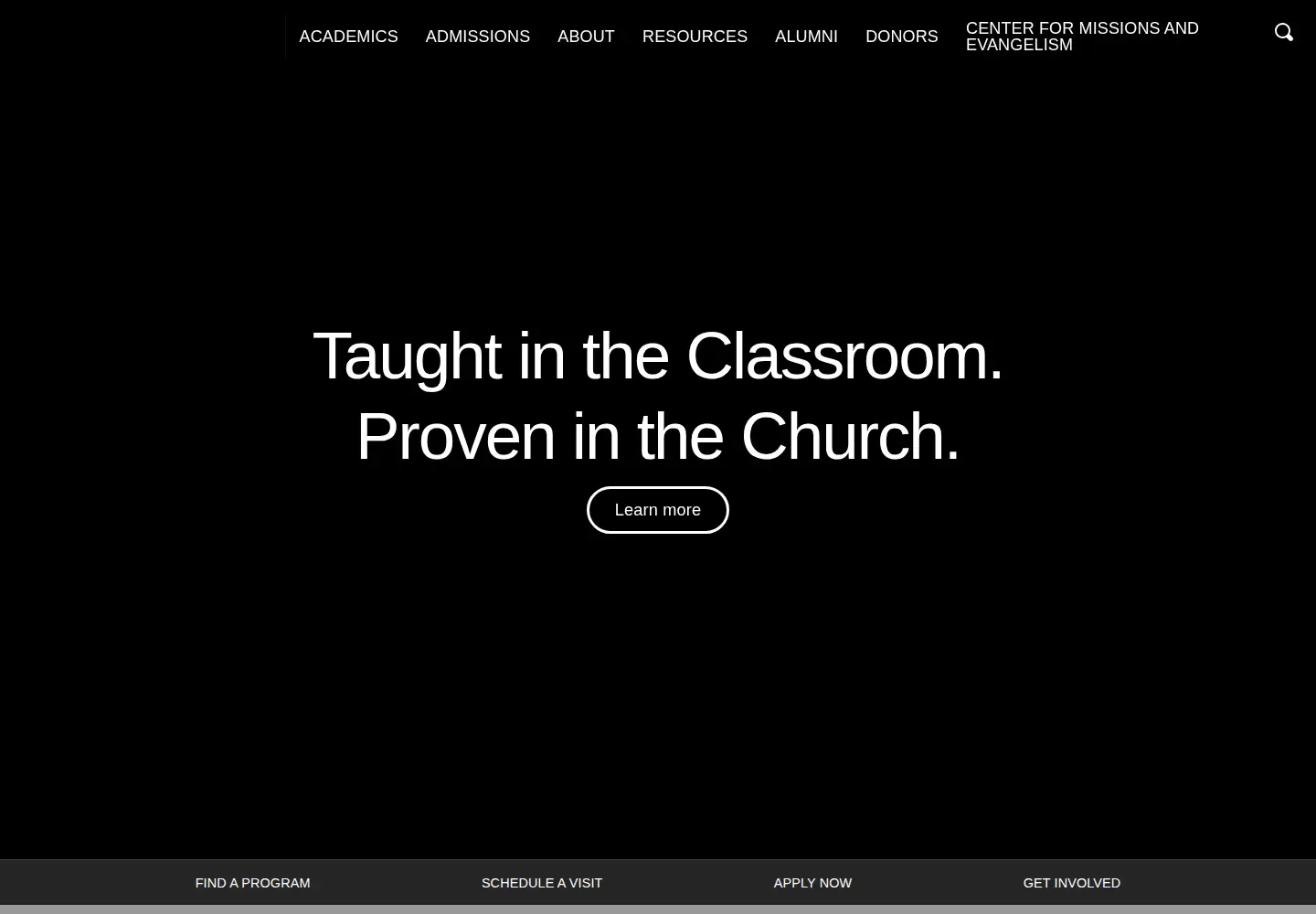 Screenshot of midamerica.edu