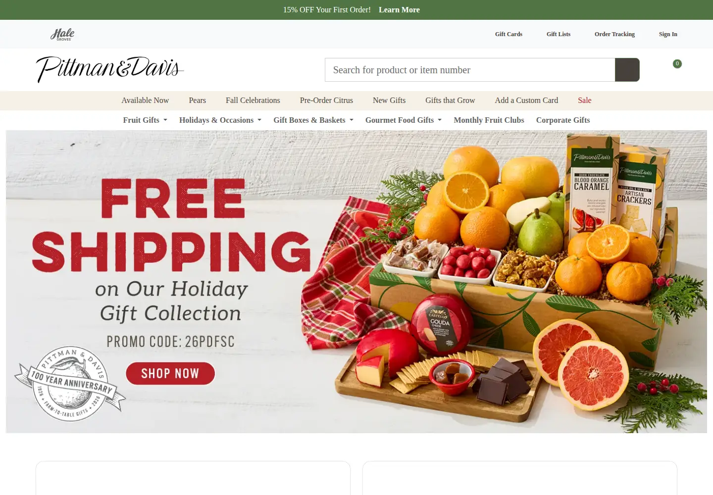 Screenshot of pittmandavis.com