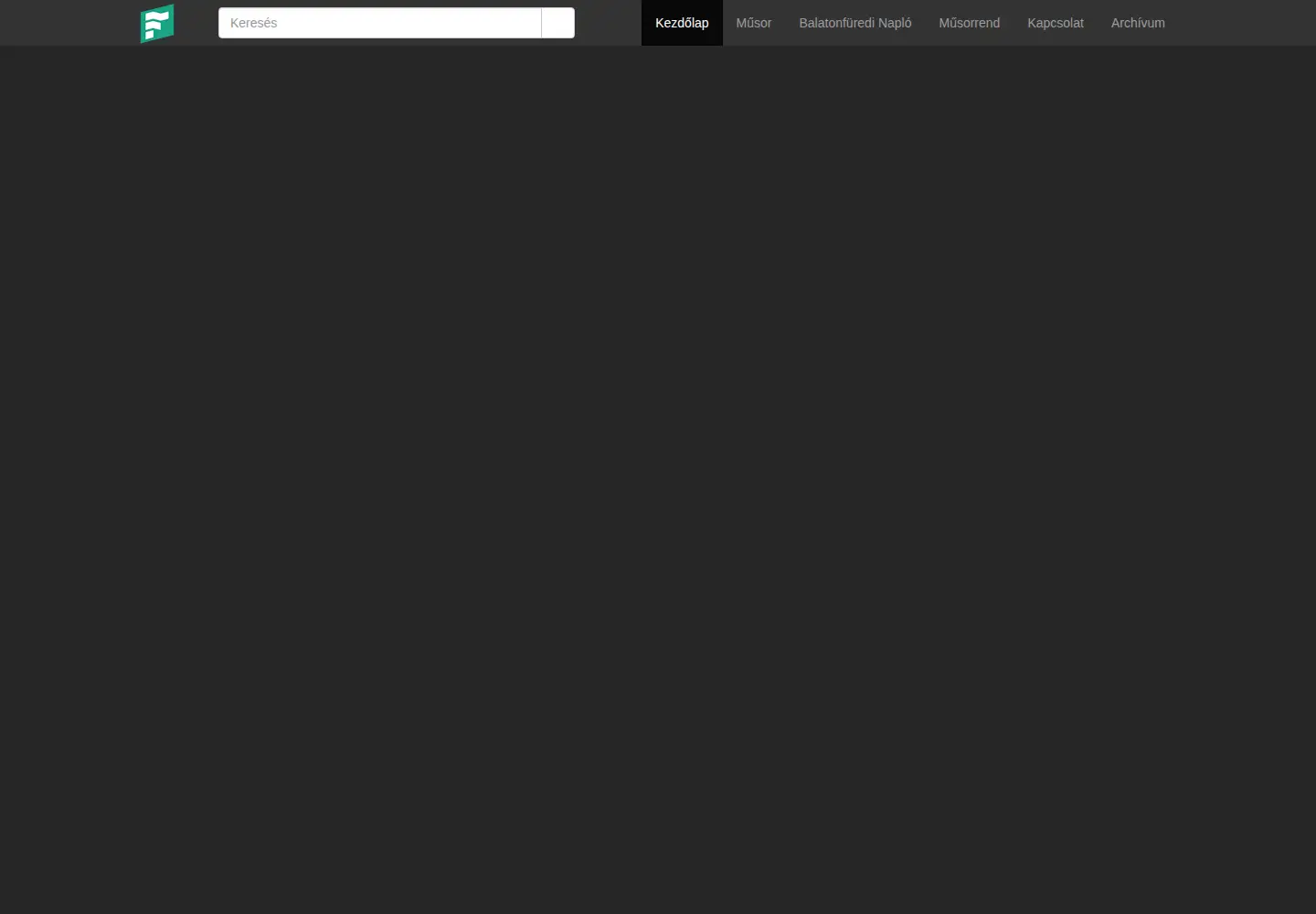 Captured homepage of furedtv.hu in the current scan