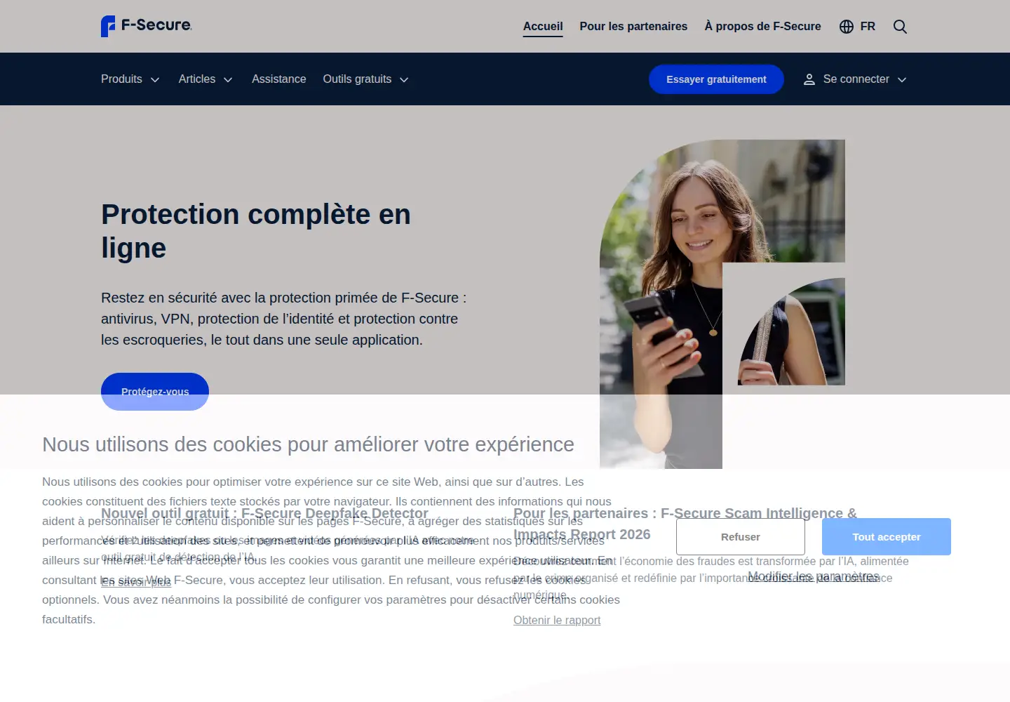 Screenshot of f-secure.com