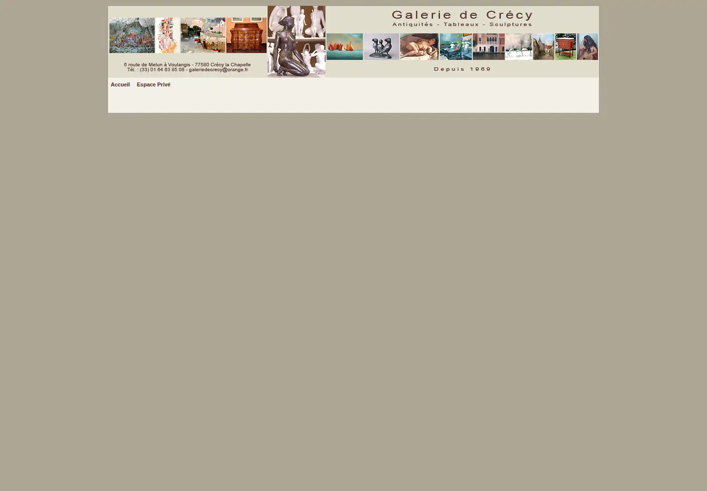 Screenshot of galerie-de-crecy.com