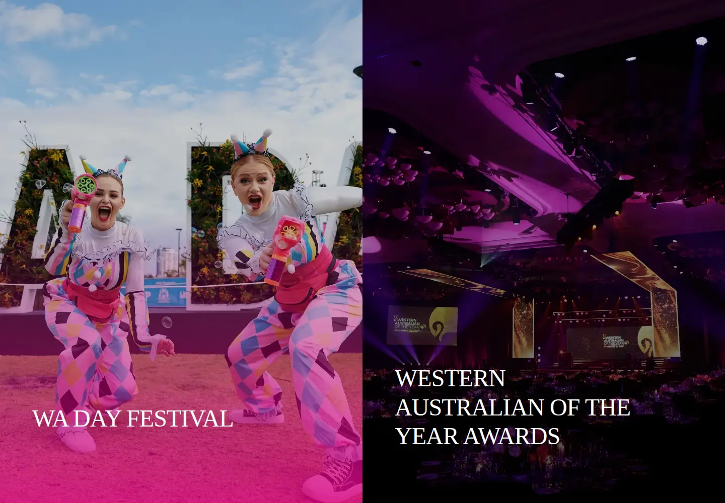Screenshot of celebratewa.com.au