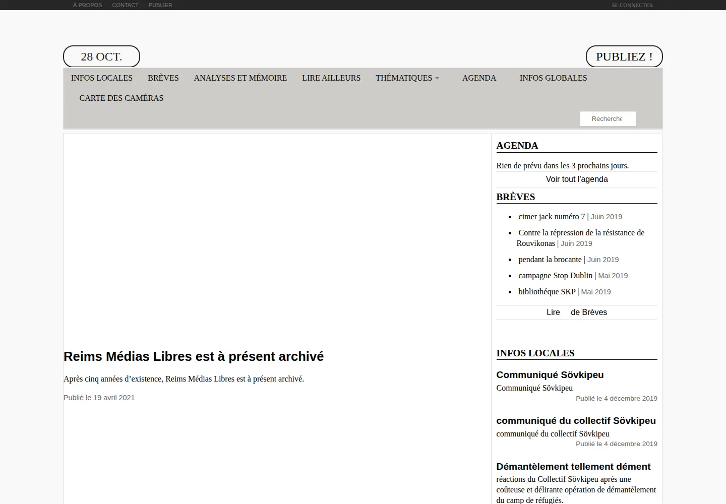 Screenshot of reimsmediaslibres.info