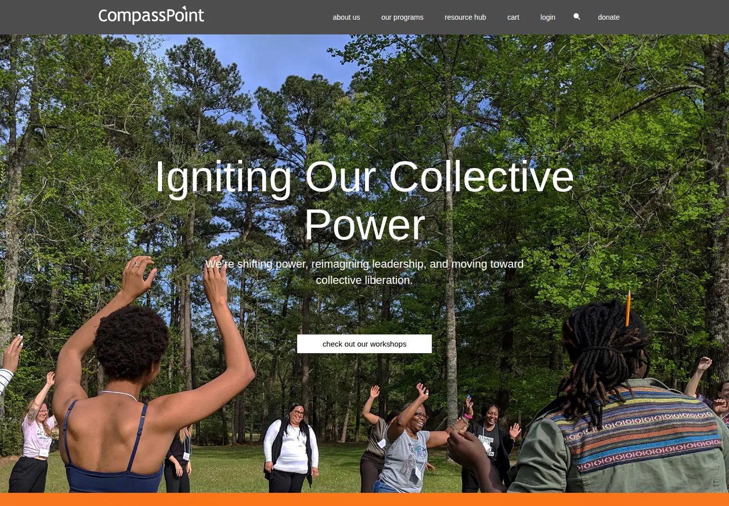 Screenshot of compasspoint.org