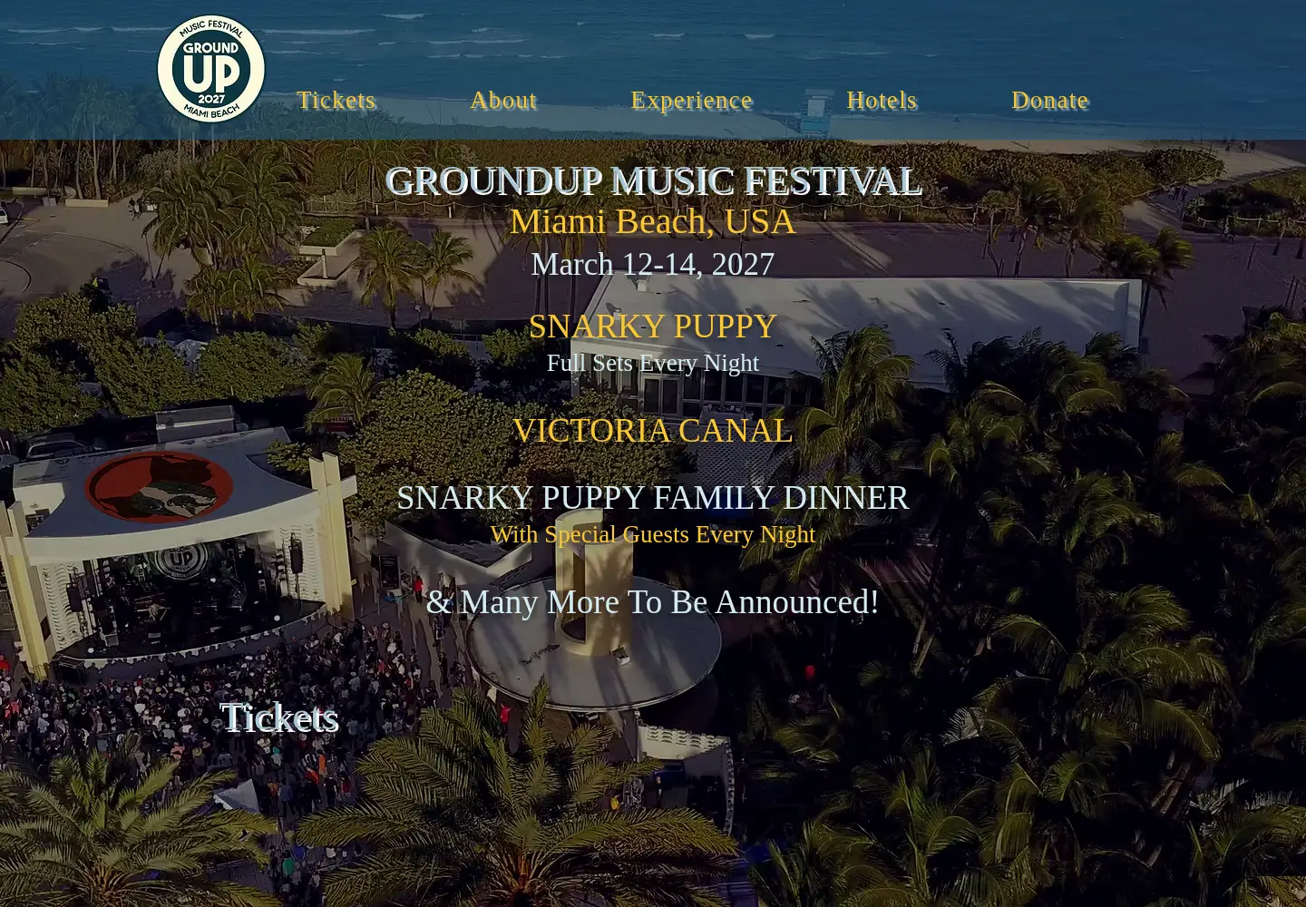 Screenshot of groundupmusicfestival.com