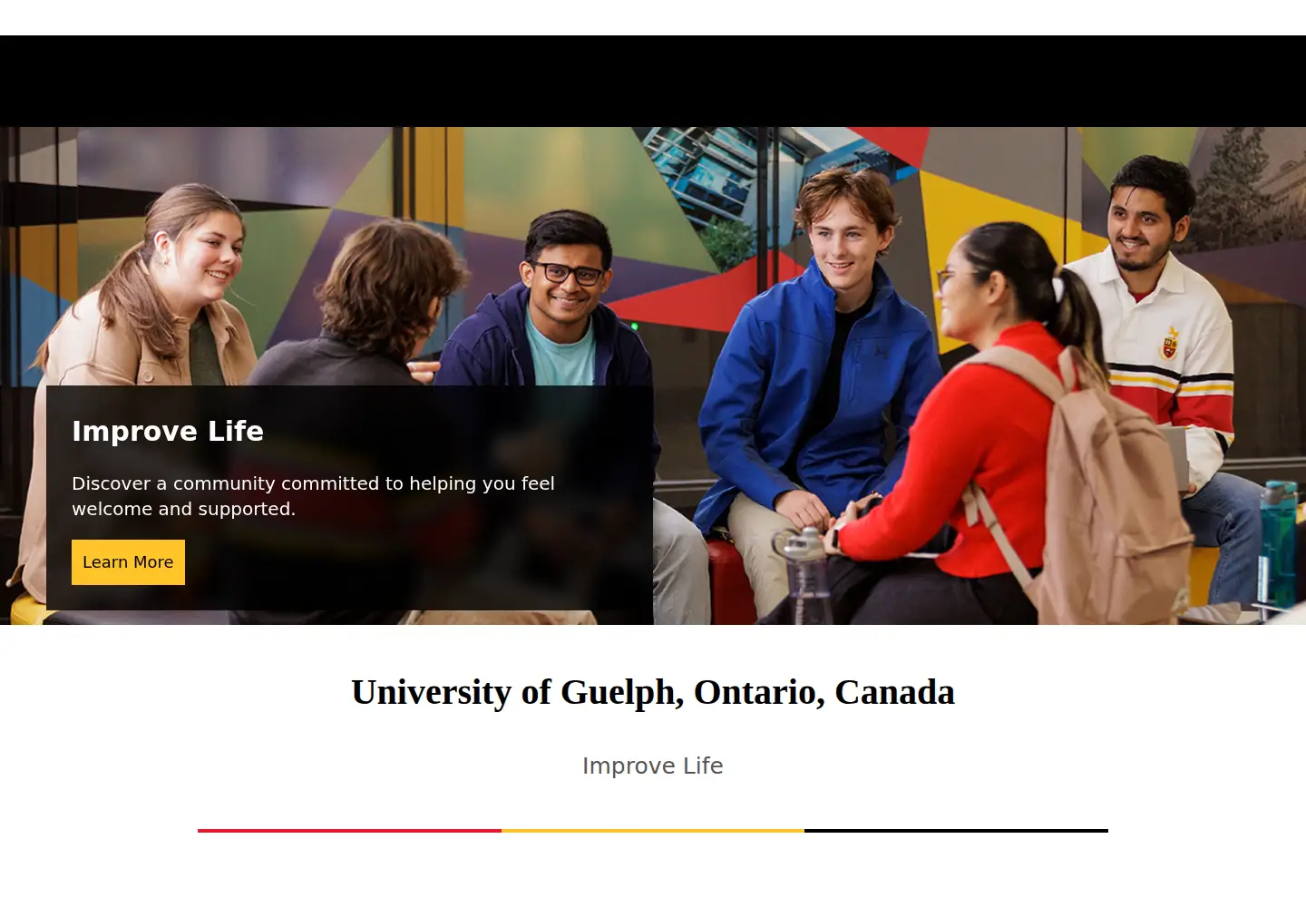 Screenshot of uoguelph.ca