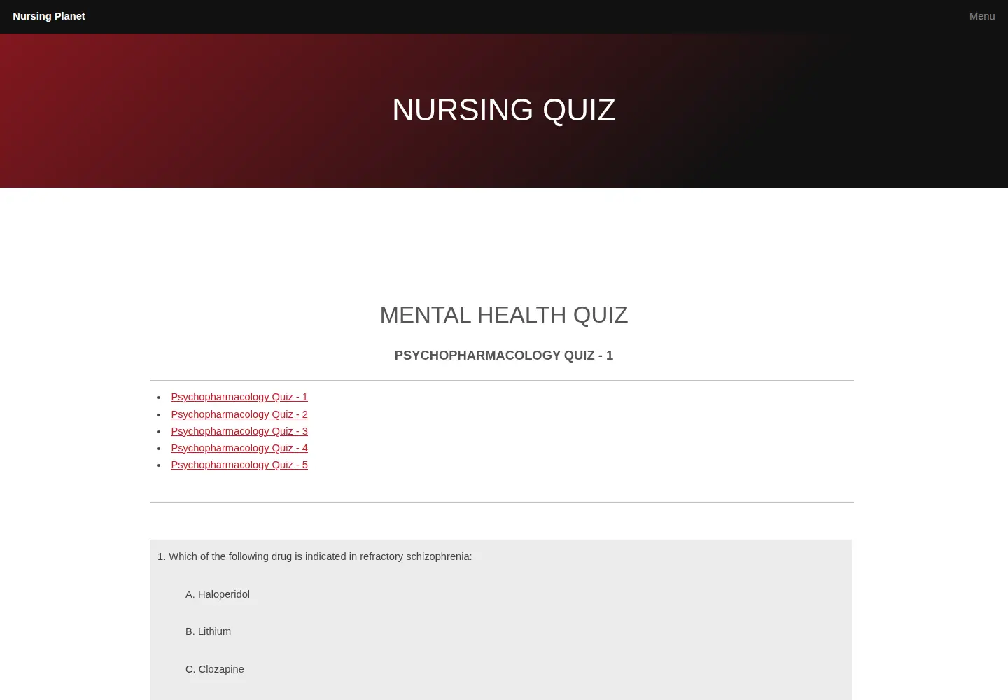 Screenshot of nursingplanet.com