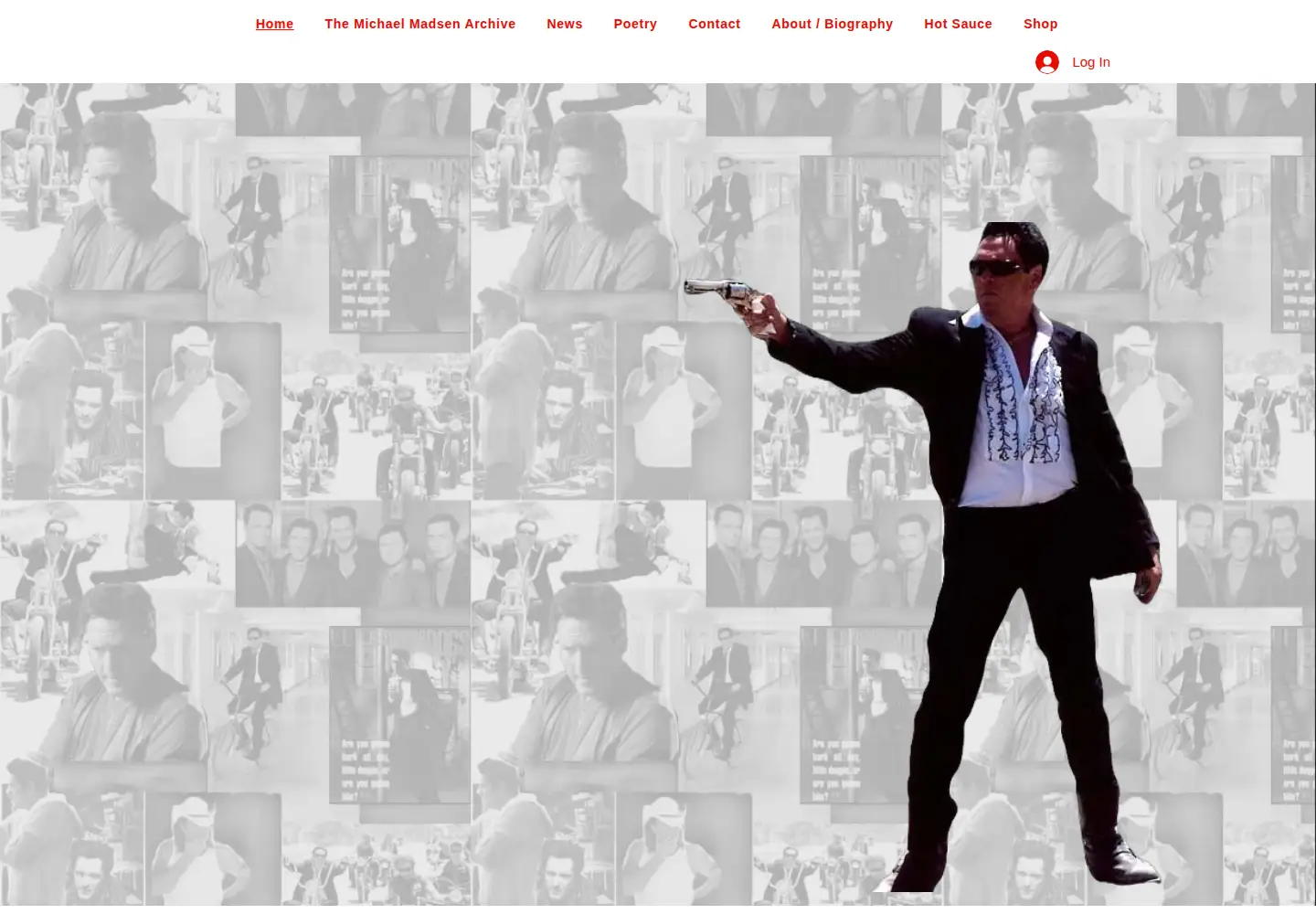 Captured homepage of michaelmadsen.com in the current scan