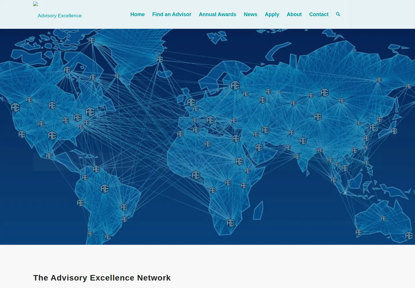 Screenshot of advisoryexcellence.com