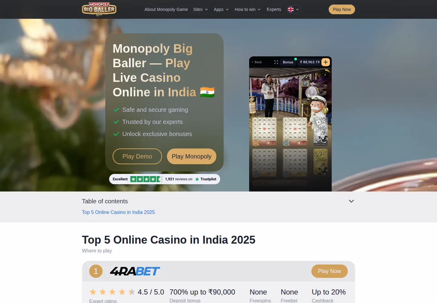 Screenshot of statebankofindia.com
