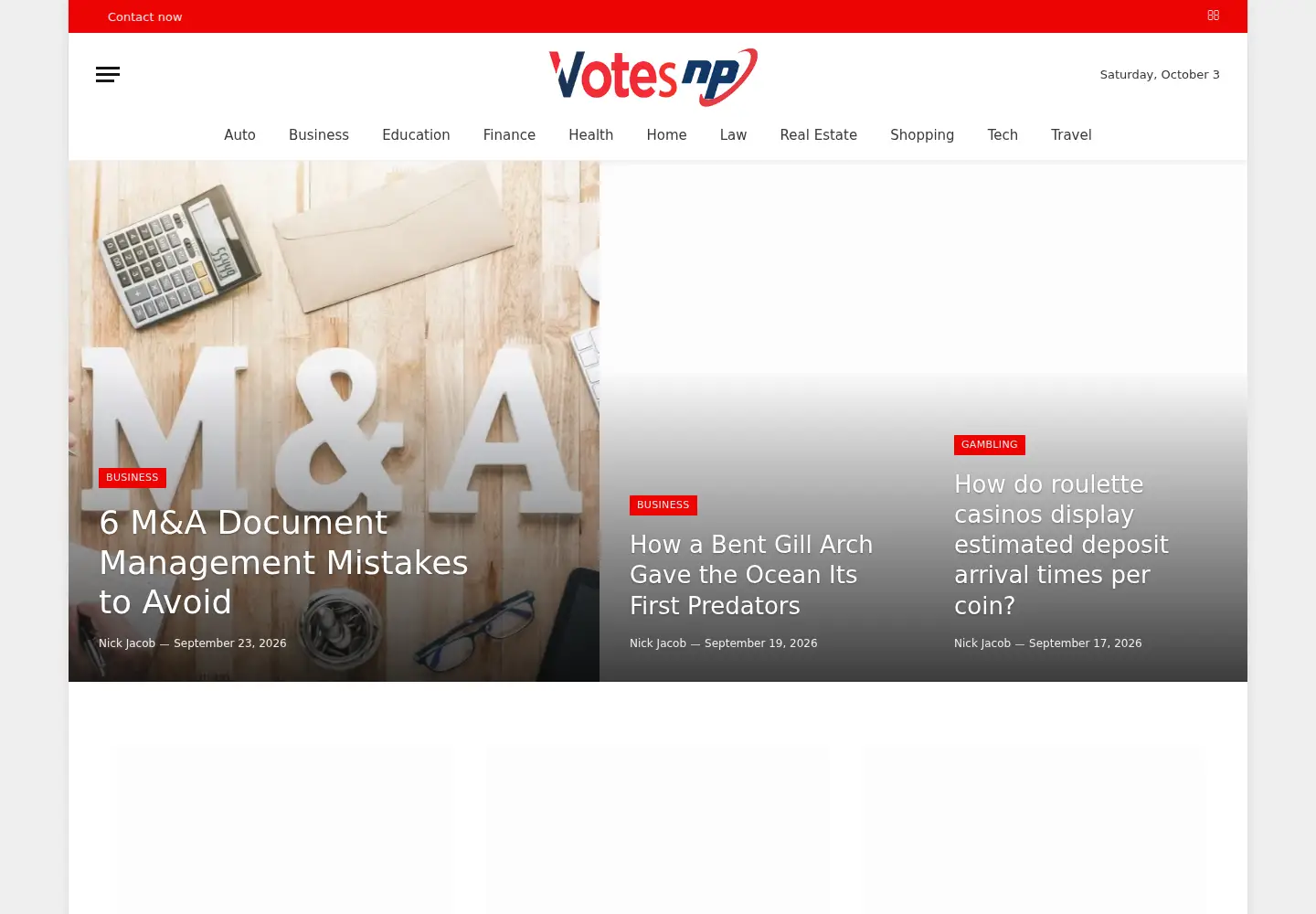 Screenshot of votesnp.com