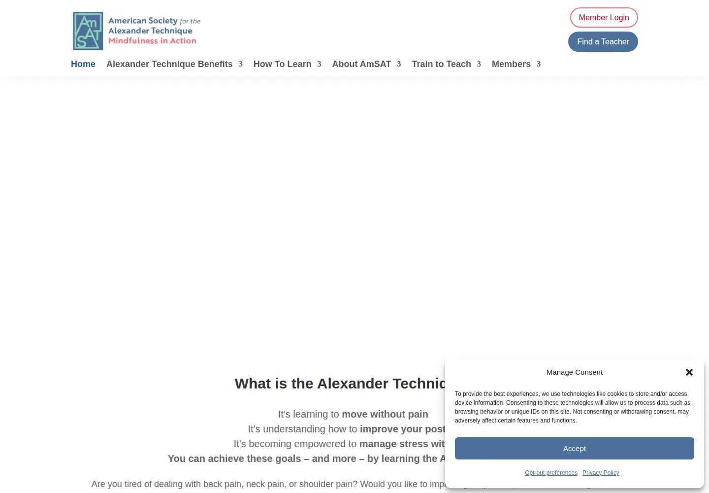 Screenshot of amsatonline.org