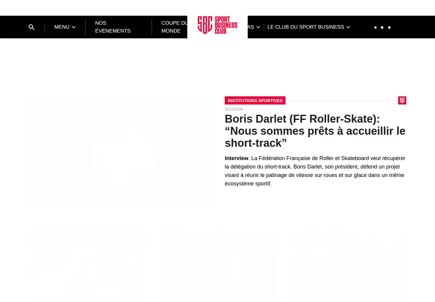 Screenshot of sportbusiness.club